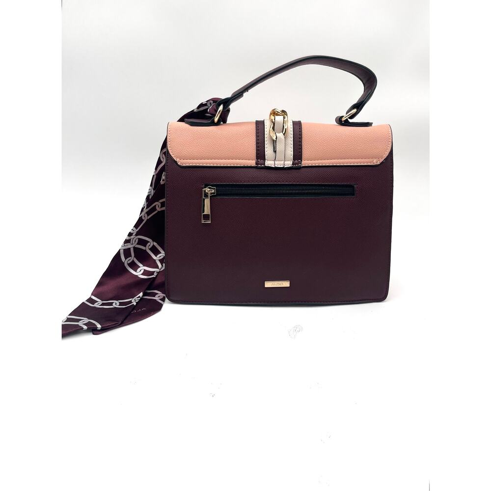 Aldo Anniebrook Chain Colorblock Purse with Scarf - Picture 6 of 10